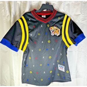 Rage of Rebellion Black Jersey Tiger Streetwear Edgy Aesthetic Medium